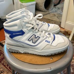 New Balance 650 high tops - barely used. Men’s size 8.5